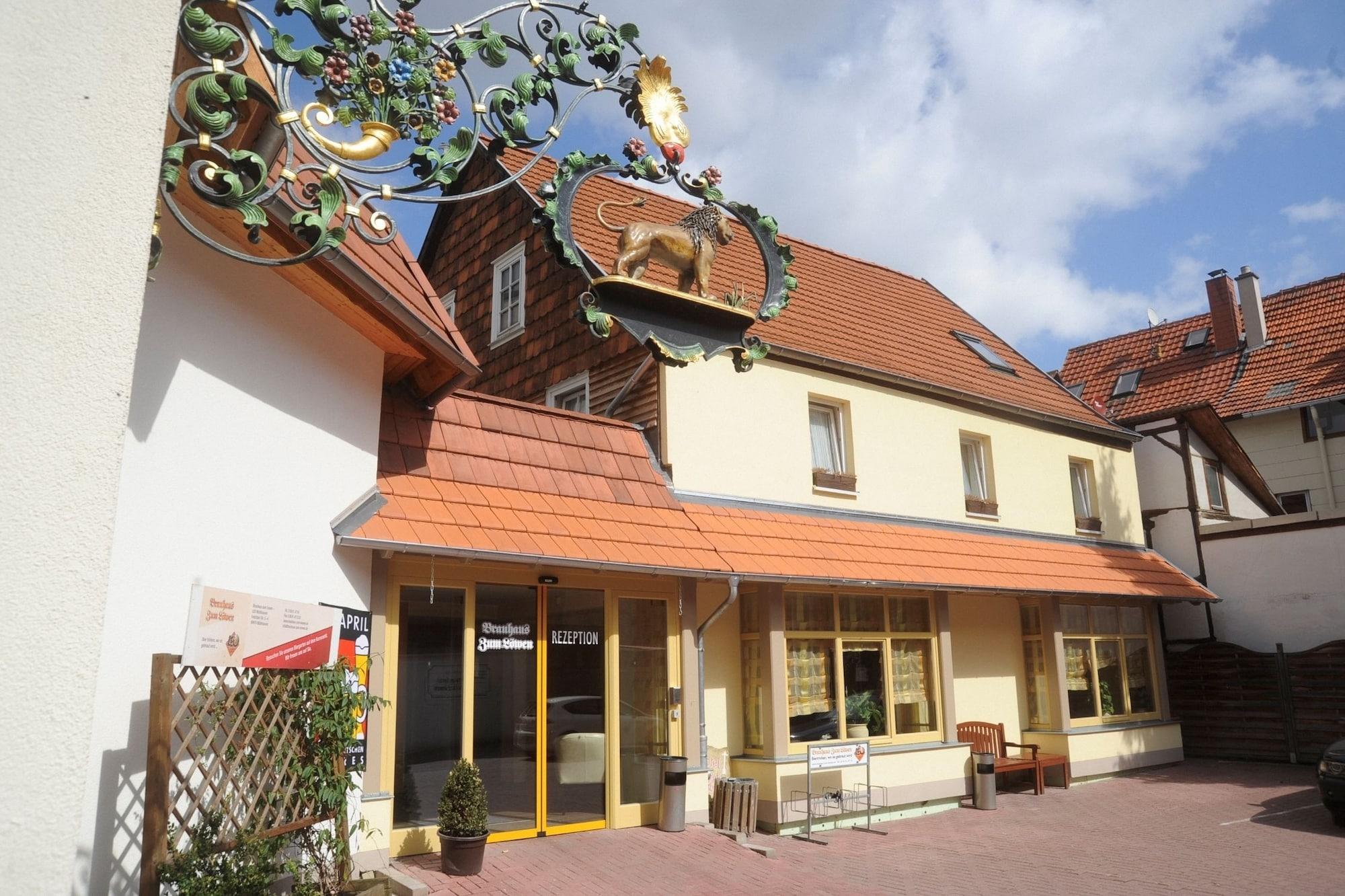 Brauhaus Zum Loewen Hotel มึลเฮาเซน ภายนอก รูปภาพ
