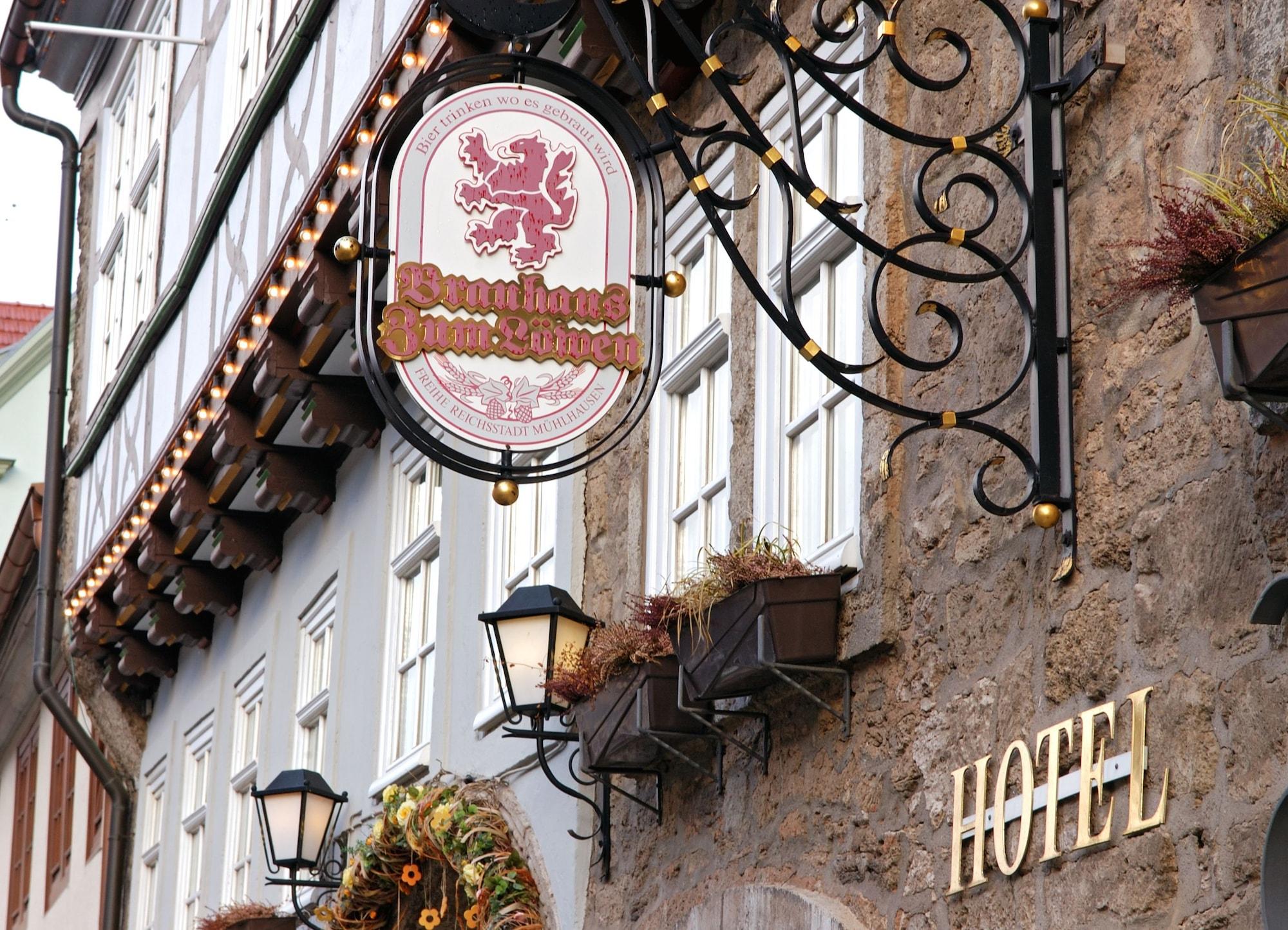 Brauhaus Zum Loewen Hotel มึลเฮาเซน ภายนอก รูปภาพ